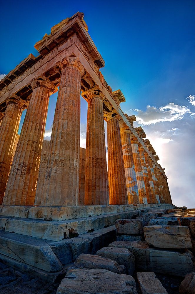 Parthenon on the Acropolis in Athens-Greece
